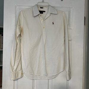 Polo by Ralph Lauren Women's Cream Shirt